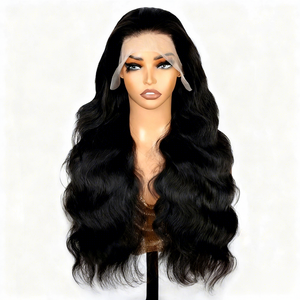 Perruque à dentelle frontale brésilienne Body Wave 13x4 et 13x6 |   <span class=keywords><strong>Cheveux</strong></span> 100% humains |   Plus de 10 couleurs et mouvement naturel - Product Image 1