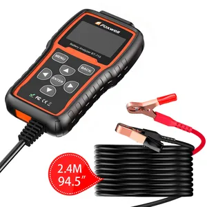 Foxwell BT715 analisador de bateria de carro 12V e 24V AGM/EFB testador de placa plana BT715 multilíngue substituído Foxwell BT705