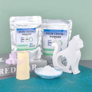 White Gypsum <b>Powder</b> Eco-Friendly Resin <b>Casting</b> DIY Home Art Aromatherapy Bubble-Free 2400 Mesh 15-30 Minute Curing Time - Product Image 1