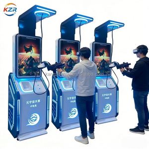 เครื่องเล่นเกมยิงปืน VR แบบใช้ร่วมกัน เครื่องเล่นวิดีโอเกมเสมือนจริงขนาดใหญ่ บริการตนเอง - Product Image 2