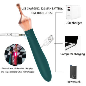 Tres cabezas cambiantes pezón estimulador <span class=keywords><strong>de</strong></span> clítoris Vagina masajeador palo masturbación femenina juguete sexual vibradores <span class=keywords><strong>de</strong></span> punto G <span class=keywords><strong>para</strong></span> mujeres - Product Image 5