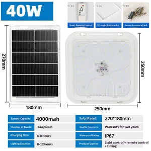 Lámpara Solar para Patio, Encendido Automático al Anochecer, Sensor de Movimiento a Prueba de Agua, Luz LED de Seguridad para Exteriores, Fuerte y Brillante, para el Hogar - Product Image 5