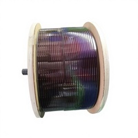 Fil magnétique plat émaillé en aluminium QZY résistant aux hautes températures (ROHS) pour applications transformateur/moteur 220°C