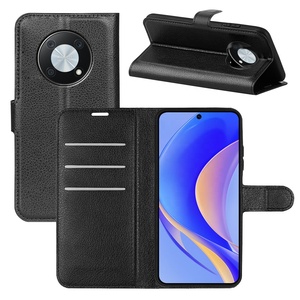 Étui portefeuille à rabat en cuir Pu pour <span class=keywords><strong>Huawei</strong></span> Enjoy 50 20 <span class=keywords><strong>Pro</strong></span> Nova Y90 Litchi Grain Enjoy Z - Product Image 2