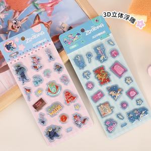 מדבקות תלת מימד UNIKx מ-PVC, מדבקות ויניל עמידות למים עם דמויות מצוירות של חיות, לקישוט מחשב נייד, בקבוקים ומתנות - Product Image 3