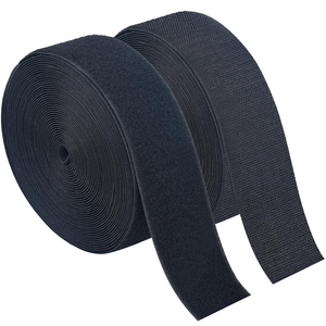 Attaches à forte adhérence non adhésives Velcro dos Polyester crochet et boucle rouleau de ruban pour coudre des vêtements rideaux sacs chaussures artisanat - Product Image 2