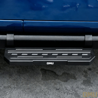 Marchepieds latéraux de luxe en alliage d'aluminium OMU noirs pour Jeep Wrangler JL 2 portes, marchepieds tout-terrain, pièces automobiles 2018-