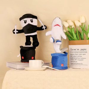 Jouet en peluche transfrontalier à succès : Canne à pêche électrique classique Montagne et Mer, jouet interactif amusant qui chante et danse - Product Image 4