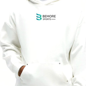 Pull à capuche d'hiver pour hommes en polyester/coton 330 g/m² en molleton, design vierge, impression numérique, séchage rapide, logo frontal, coupe classique, vente en gros - Product Image 6