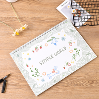 Agenda personnalisé imprimé, planificateur hebdomadaire, livre d'autocollants en papier à spirale, collection de livres d'autocollants vierges pour enfants