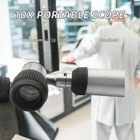 Portable Steel Dermatoscope 10x Zoom 3.5V LED White Light Mini Pin Tech Instruments 1 Year Warranty CE/ISO13485 Certified Class