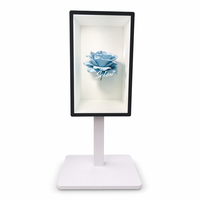 Écran LCD d'affichage publicitaire commercial 3D à vision directe (sans lunettes) de 55/65 pouces, le plus vendu, pour les magasins de détail