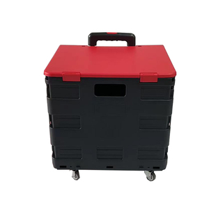 Bafuluo नए सांचे foldable सामान ट्रॉली ले जाने-ons शॉपिंग ट्रॉली 4 पहियों foldable हाथ गाड़ी ट्राली के लिए डेरा डाले हुए - Product Image 2