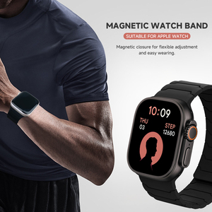Nueva Correa de Reloj de Silicona, Correa Deportiva Magnética Suave para <span class=keywords><strong>Apple</strong></span> <span class=keywords><strong>Watch</strong></span> Series 6/7/8/9/10/11 38mm 40mm 42mm 44mm 46mm 49mm - Product Image 6