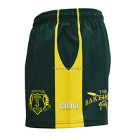 Celana Pendek Rugby Liga Polinesia Kustom FQ Bahan Polyester untuk Pria, Seragam Klub Olahraga, Desain Rugby Union, Pakaian Latihan