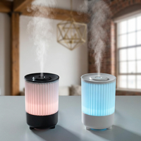 Diffuseur d'huiles essentielles 150ML, diffuseur d'aromathérapie, lumière LED RGB, veilleuse, brume fraîche, USB Type-C, pour chambre à coucher, bureau, relaxation, cadeau