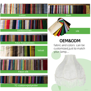 <span class=keywords><strong>Paralume</strong></span> Artigianale Vintage con Nappe e Frange, Stile Rustico Europeo Vittoriano, Eco-Friendly, con Pizzo e Design Esclusivo - Product Image 3