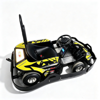Go-Kart Eléctrico para Adultos y Adolescentes, Motor de 60V 1000W, Velocidad Máxima de 40 km/h, Transmisión por Cadena, Freno de Disco, para Exteriores