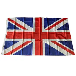 United Kingdom UK Flag 3x5 Foot British National Flags Polyester with Brass Grommets 3 X 5 Ft