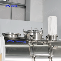 Mélangeur horizontal à socs haute efficacité pour poudres chimiques/détergents/alimentaires/plastiques, avec moteur, roulement et boîte de vitesses en SUS316L, 2000L