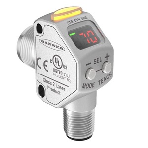 Sensor Fotoeléctrico Banner Q3XTBLD-Q8 IP67, Sensor de Detección de Objetos Transparentes, Sensor de Marcas de Color Láser - Product Image 2