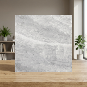 Carreaux de sol en céramique en porcelaine imitation marbre pierre naturelle 40x40cm, imperméables et résistants à l'usure, pour intérieur - Product Image 6