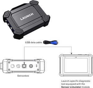 Lansmanı S2-2 sensör kutusu 2 kanal sensör simülatörü ve test multimetre fonksiyonu - Product Image 3