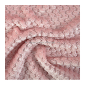 100% Polyester Jacquard <strong>Flannel</strong> <strong>Fabric</strong> for Pajamas/Blanket - Product Image 1