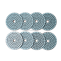 Disques de polissage diamantés à sec segmentés de 100 mm (4 pouces) pour la restauration du granit, du marbre et de la pierre