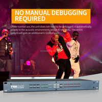 Suppressor de realimentación de doble canal para dj, controlador profesional para escenario al aire libre, FBX2420