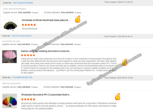 Grand déguisement à main Éventails artisanaux Grand éventail de plumes d'<span class=keywords><strong>autruche</strong></span> de mariage burlesque pour spectacle de danse Accessoire de fête du thé - Product Image 6