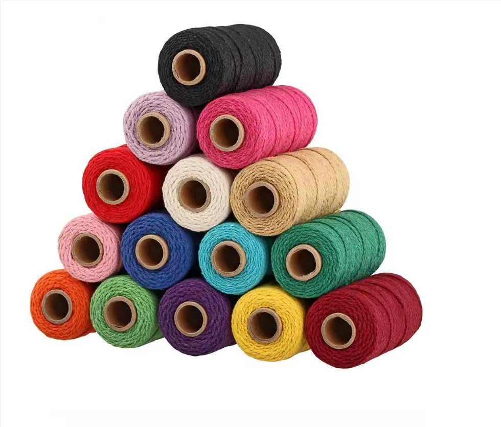 Factory direct sales custom mops use polyester blended twisted yarn to weave coarse cotton yarn and cotton rope