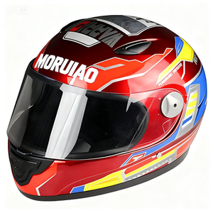 <span class=keywords><strong>Casque</strong></span> de moto intégral ABS axé sur le confort, doublure douce anti-humidité <span class=keywords><strong>avec</strong></span> protection du cou pour les longues heures de conduite - Product Image 4