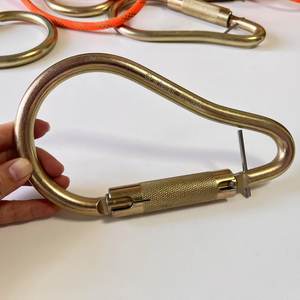 Dispositifs de <span class=keywords><strong>descente</strong></span> <span class=keywords><strong>en</strong></span> acier au carbone Bofulong 22kn avec mousqueton à vis, œil captive, pivot à ressort, crochet à ressort, résistance à la rupture >25KN - Product Image 3