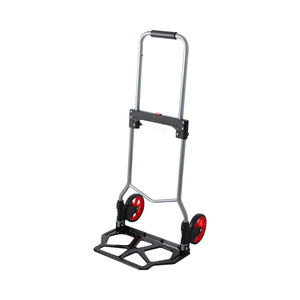 Draagbare Industriële Stalen Handkar Telescopisch Handvat 240 Pond Capaciteit Twee 6 "Nylon + Rubberen Wielen Plastic Platform Trolley Oem - Product Image 6