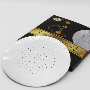 Aluminio automático de fábrica precortado Hookah Shisha Foil con agujeros para accesorios - Product Image 4