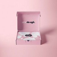 Boîtes à Biscuits Personnalisées en Gros avec Logo, Emballage Alimentaire Rose de Qualité Alimentaire, Boîtes à Pâtisserie avec Sachets