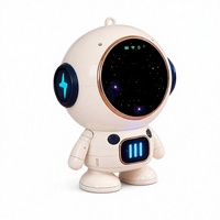 Robot de bureau intelligent AI avec haut-parleur, écran tactile TFT, assistant vocal, horloge de bureau ABS pour enfants