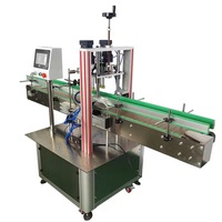 Machine de capsulage de bouteilles en verre cosmétiques stables automatique Machine d'alimentation de bouteilles et machine de vissage de capsulage de bouchons