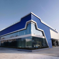 Estructura de Acero Prefabricada de Alta Calidad para Oficinas, Instalación Rápida, Edificio Prefabricado Comercial para Escuelas