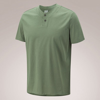 T-shirt à manches courtes pour homme, pour la course à pied, décontracté et sportif, respirant, élastique, vêtement de sport, couche de base, couleur unie, séchage rapide