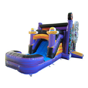 Château gonflable commercial WINSUN pour enfants, extérieur, PVC, couleur personnalisée, ignifuge, imperméable - Product Image 3