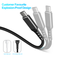 Cable para Teléfono Original con Chip C94 Certificado MFi USB Tipo C a 8 Pines Hecho para iPhone/iPad/iPod Cable Cargador Rápido PD de 18W