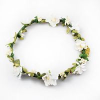 Bandeau de cheveux floral de style bohème tendance, accessoires de cheveux de mariée pour mariage, bandeau de fleurs, diadème, couronne de fleurs artificielles