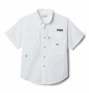 Vente en gros Chemises de pêche à manches courtes pour petits garçons <span class=keywords><strong>Chemise</strong></span> respirante polyvalente avec protection solaire pour l'extérieur - Product Image 3