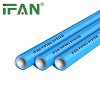 IFAN Muestra gratis 20MM-160MM PPR Tubería de plástico de aluminio Materiales de plomería Tubería de plástico