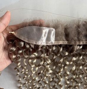 Extensions capillaires invisibles avec trame en dentelle plus fine et plus douce, clips discrets pour postiche féminin, topper <span class=keywords><strong>de</strong></span> ligne <span class=keywords><strong>de</strong></span> cheveux avec fil halo - Product Image 6