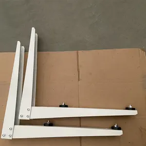 Universal heavy duty folding mini split ac hanger wall mount stand ac air conditioner bracket outdoor with accessories