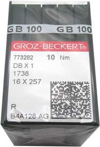 Aiguilles à pointe ronde pour machine à coudre industrielle Groz Beckert, aiguilles pour machine à coudre DB1 Dbx1 - Product Image 5