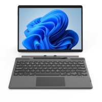 Keyboard Tablet nirkabel portabel Uogic, untuk Surface Pro 9/8/X Mini untuk Bluetooth desain Split untuk pengguna Surface Pro